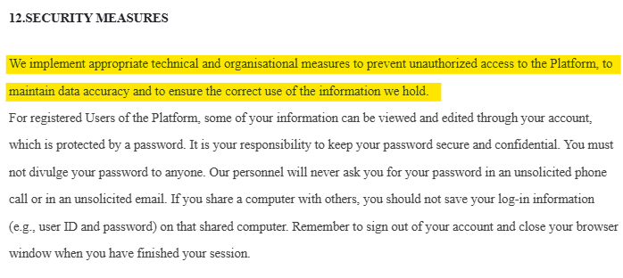 Alibaba security measures