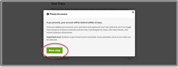 How to Delete Your Ancestry Account
