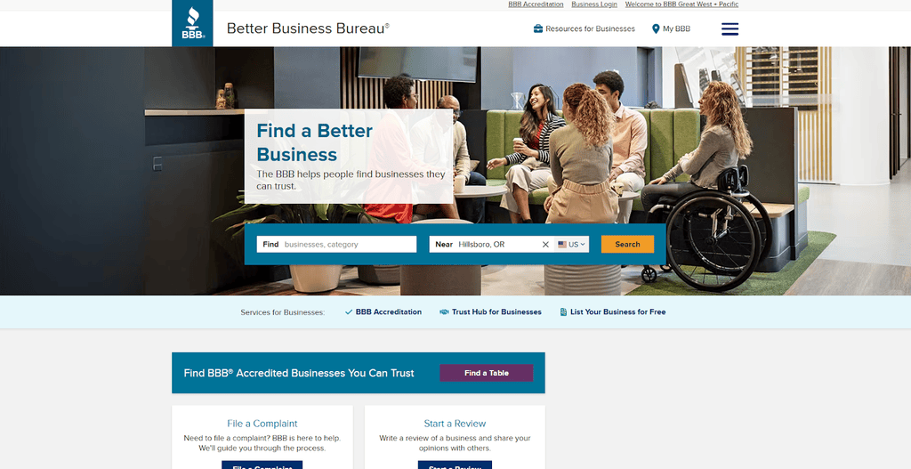 Better Business Bureau