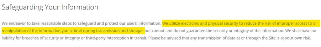 How CarShield safeguards your personal information, according to its privacy policy