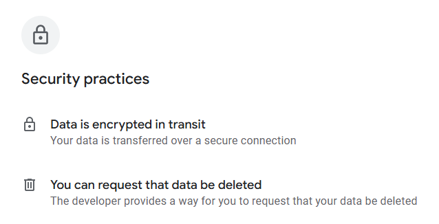 Dingtone security practices on Google Play