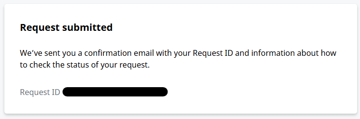 Fraiser request submitted