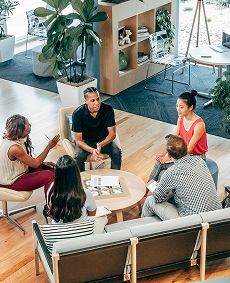 People at a conference table