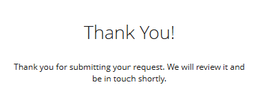 IDology thank you message