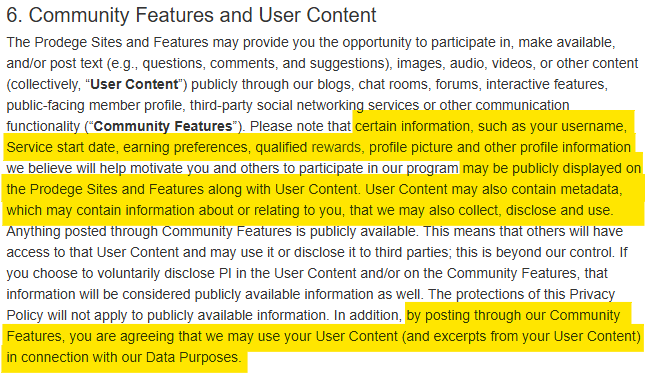 InboxDollars "Community Features and User Content"