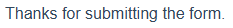 Join5x5 thank you message