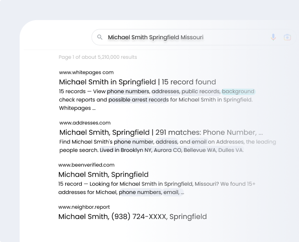 Search Results Image Concept