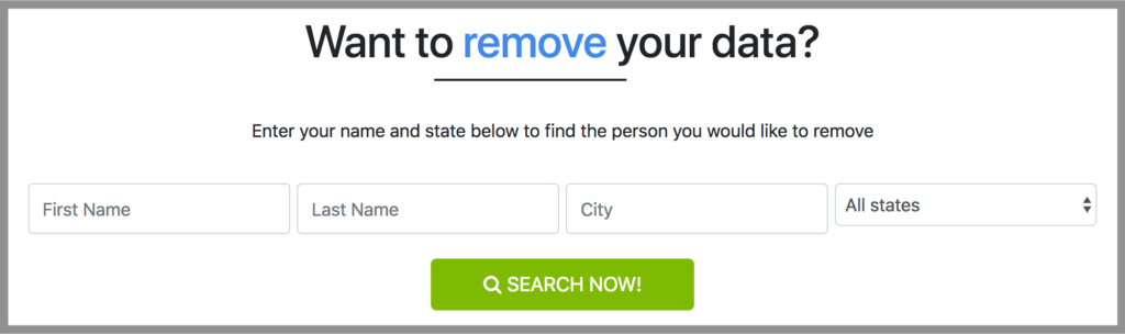 remove yourself from checkthem opt out removal
