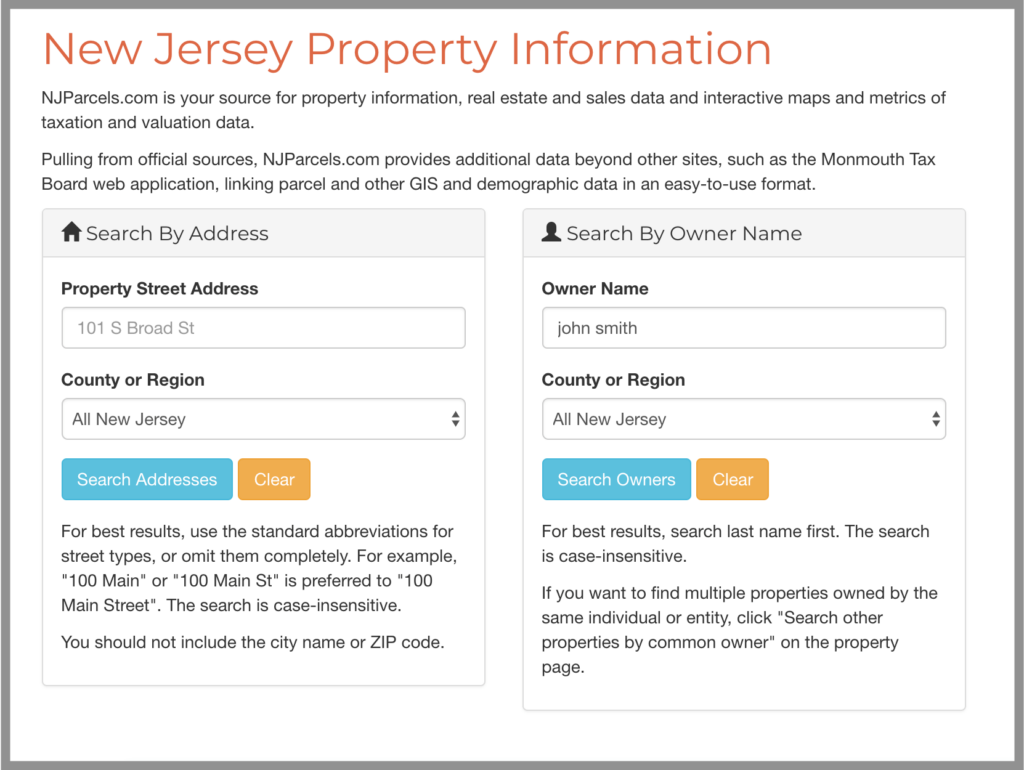 remove yourself from nj parcels opt out removal