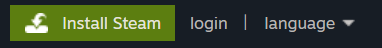 Steam log in button