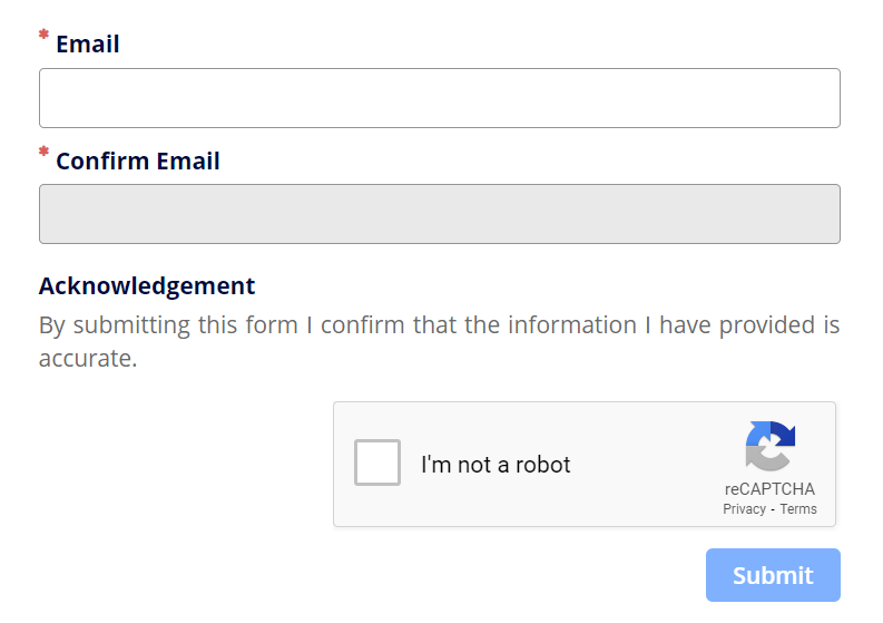 CBS News and Paramount privacy form 