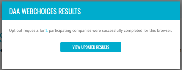 Sharethrough DAA webchoices results