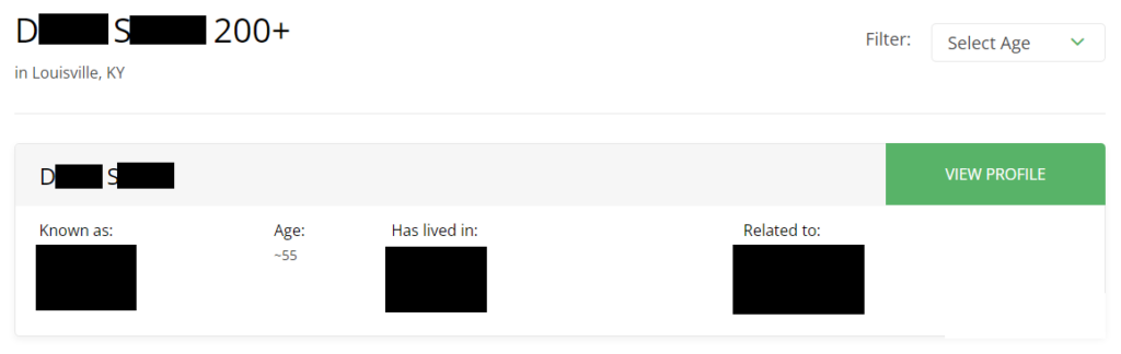 Vericora "View Profile" button
