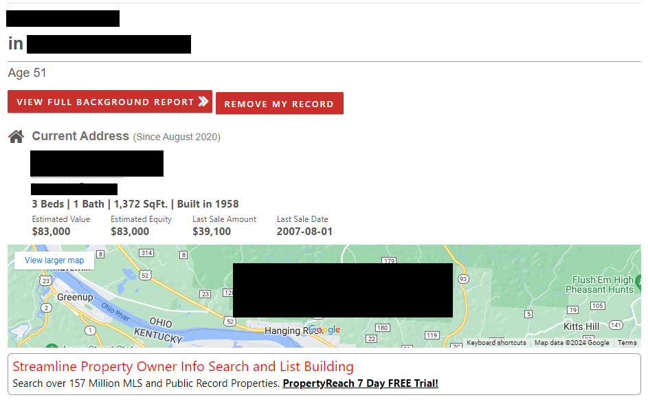 FastPeopleSearch profile