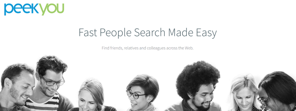 PeekYou homepage