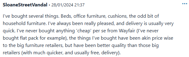Wayfair review